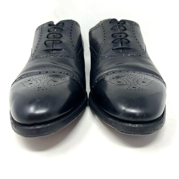 Shipton & Heneage Mens Winchester Wingtip Oxford Sz 14 Black Leather England main image 7